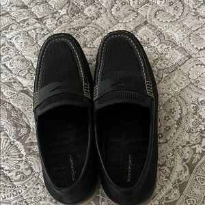 Rockport Black Mesh Slip-On Loafers